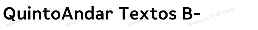 QuintoAndar Textos B字体转换